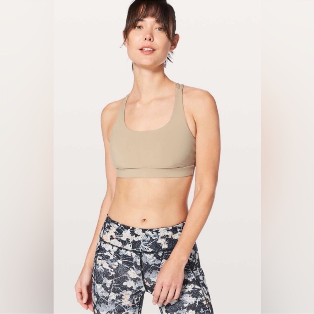 Lululemon Tan Energy Sports Bra (8)